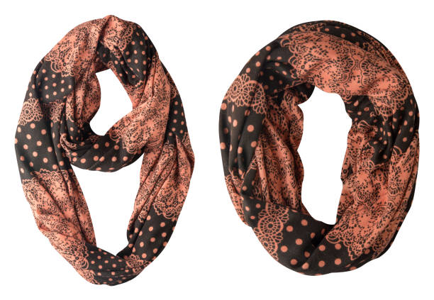 istock scarf summer. multicolored scarf. Scarf top view 1341129955