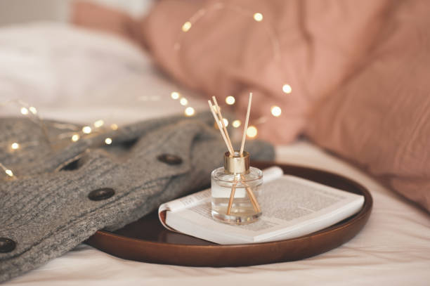 istock Cozy home atmosphere with fragrance 1341129968
