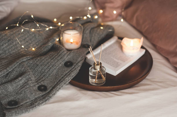 istock Cozy home atmosphere with fragrance 1341129987