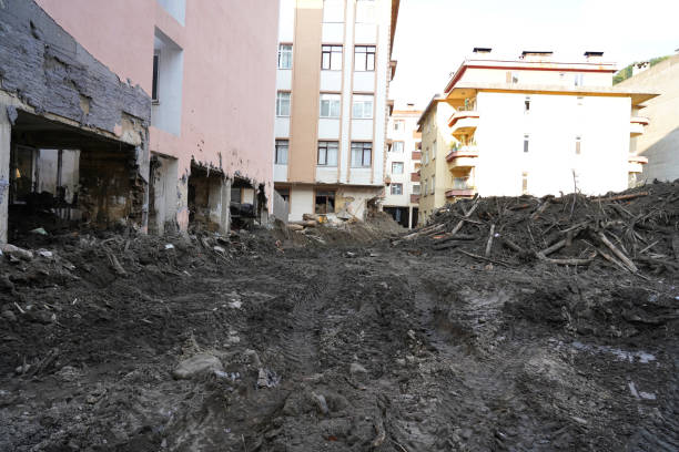 istock Bozkurt city flood disaster, turkey 1341140947