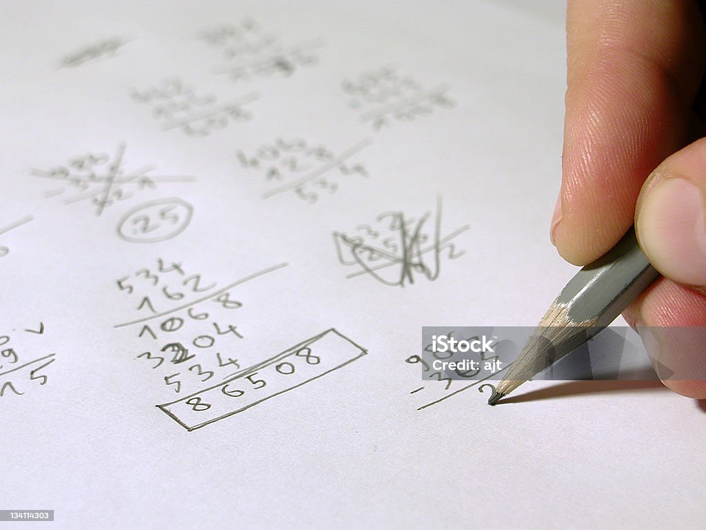 Maths - Royalty-free Cifras Financeiras Foto de stock