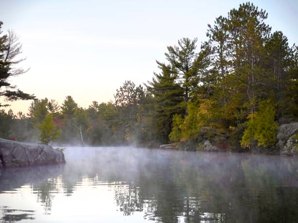 istock Autumn colors on the river 1341144488