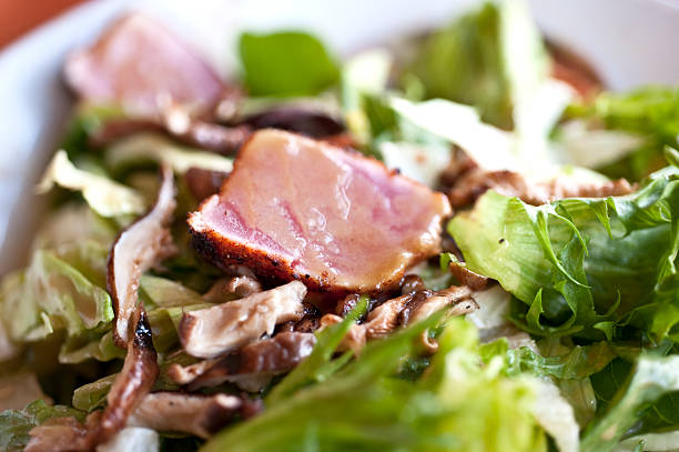 istock Ahi tuna and shiitake mushrooms salad 134114733