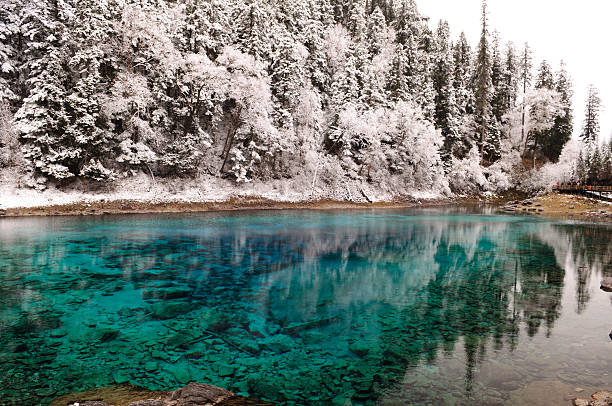 Winter Jiuzhaigou Lake