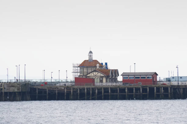 istock Abandoned old Victorian wooden pier building at Dunoon 1341162419