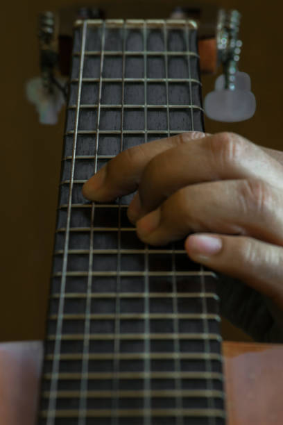 istock playing acoustic guitar neck 1341166697