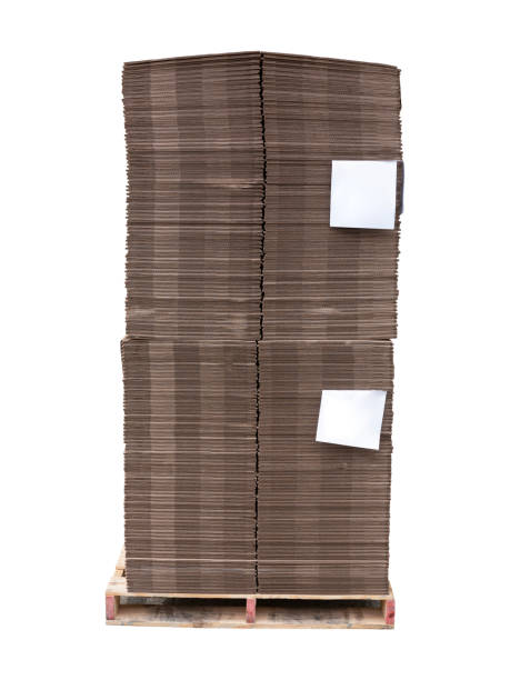 istock Stacked of new card boxes isolated on white background 1341166746