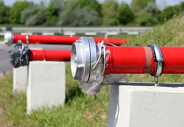 Photo of hydrant pipes