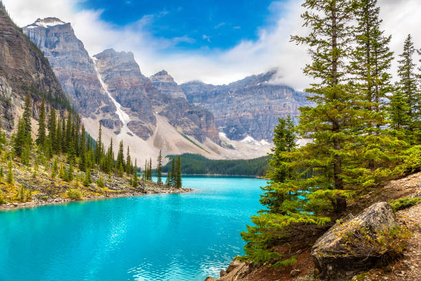 istock Lake Moraine, Banff National Park 1341174680