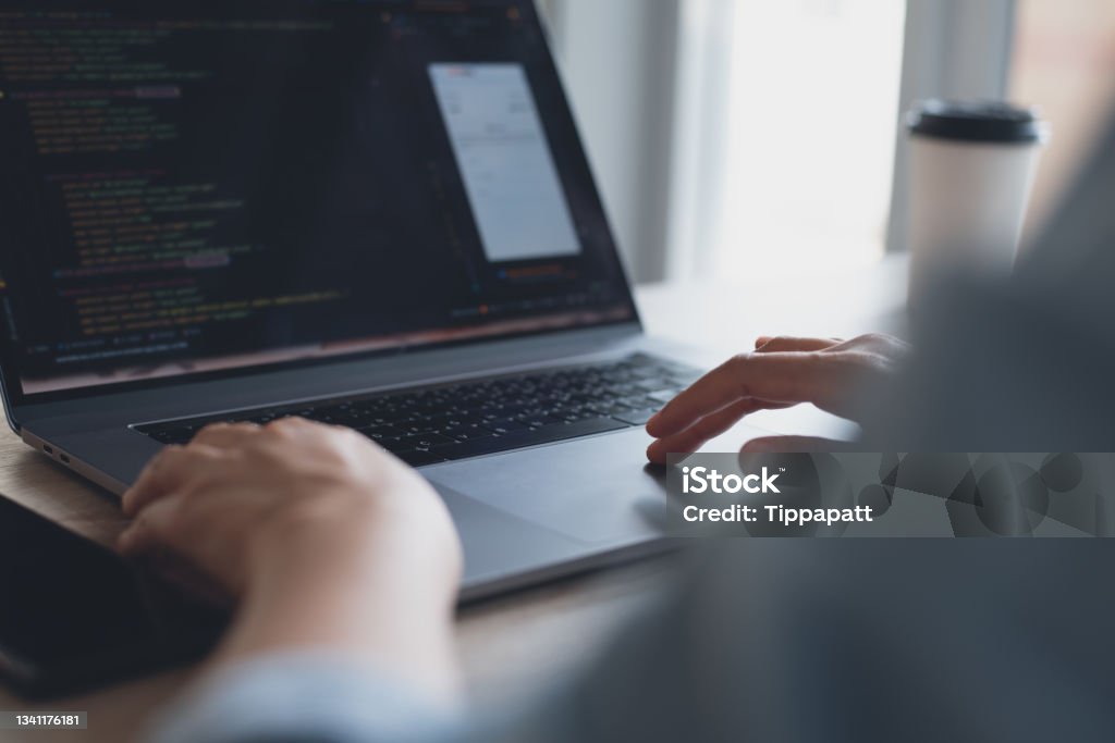 Digital Program Computer Digital Software Technology Development Stock Photo - Download Image ...
