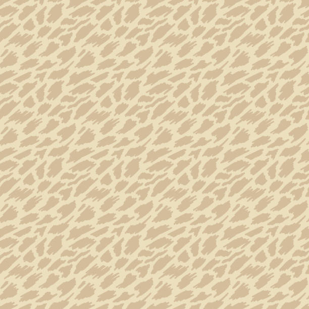 Vector seamless pattern in brown colors. Animal print, giraffe color texture. Monochrome hand-drawn background Vector seamless pattern in brown colors. Animal print, giraffe color texture. Monochrome hand-drawn background. Cute spots sable stock illustrations