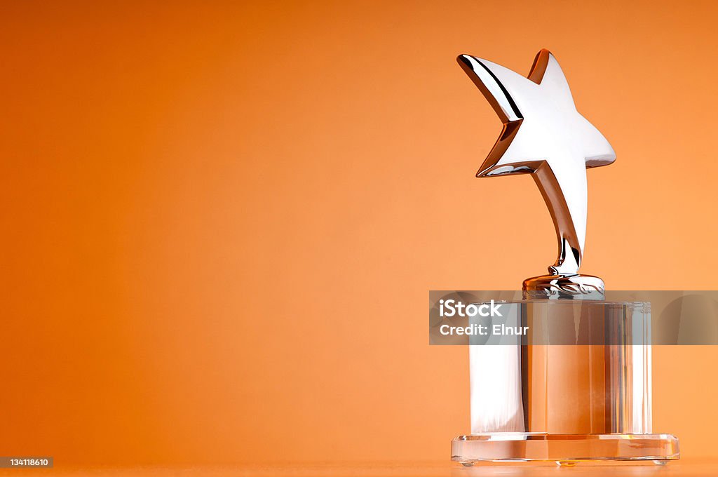 Star award auf Hintergrund mit Farbverlauf - Lizenzfrei Stern - Form Stock-Foto