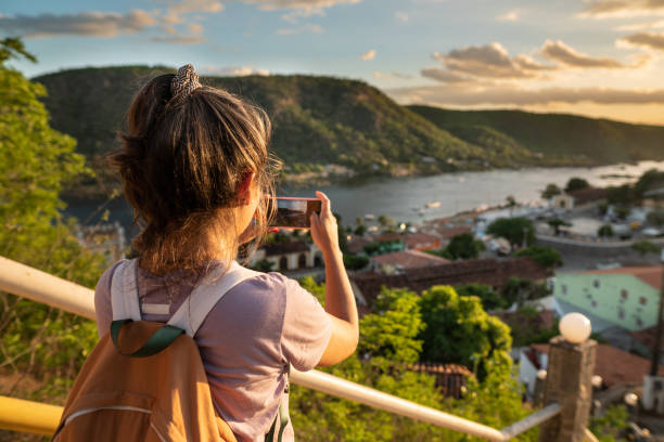 istock Tourist taking picture in Alagoas 1341187964