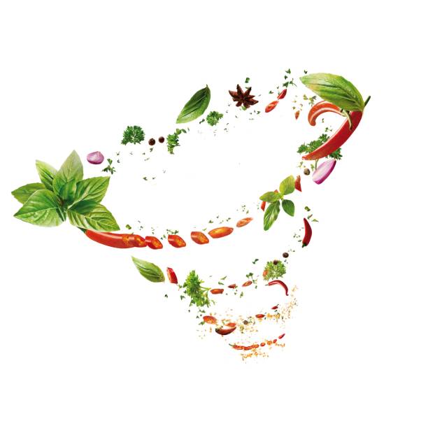 Whirlwind of vegetables