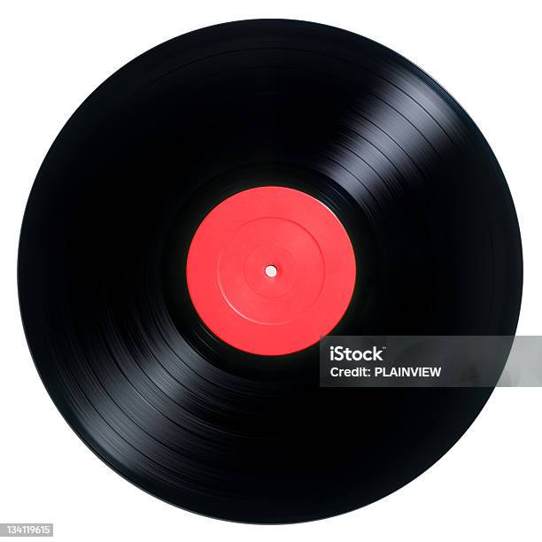 Vinyl Record Stock Photo - Download Image Now - Record - Analog Audio, Plastic, Cut Out