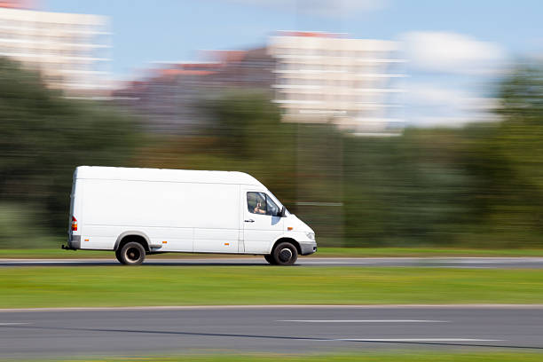 istock Space for advertisement on delivery truck 134119696