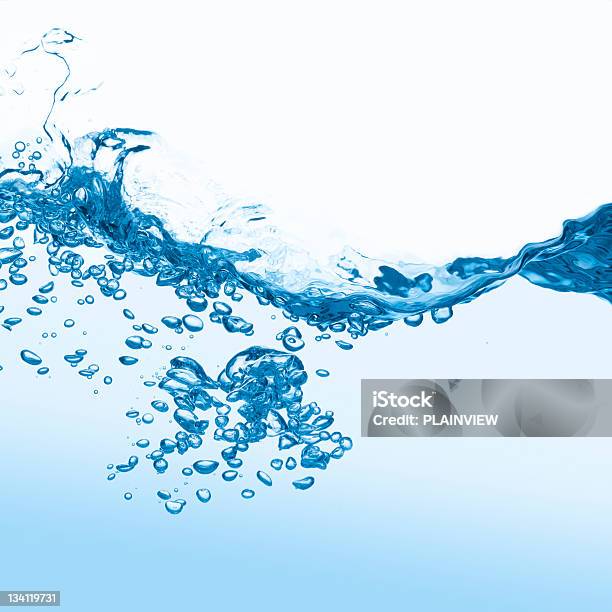 Foto de Água Splash Xxg e mais fotos de stock de Abstrato - Abstrato, Azul, Azul Turquesa