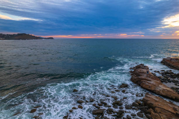 istock Aerial Sunrise Seascape with Clouds 1341199179