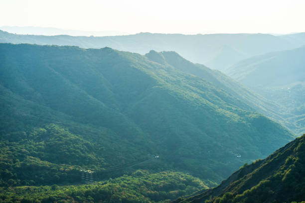 istock Georgian mountain landscape 1341209402