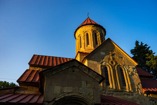 istock Betania monastery complex in Caucasus mountain 1341210286