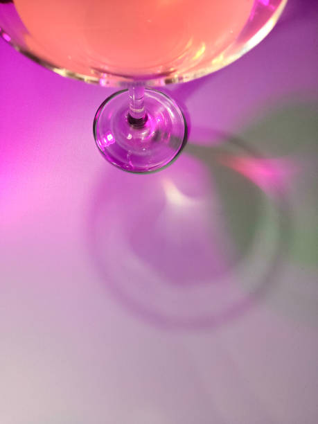 istock Glass with a drink, play of light. 1341213558