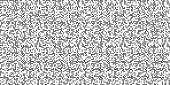 istock Pattern with QR code, circles dotted. Seamless 1341220554