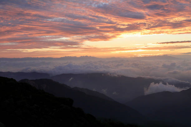istock Morning sunrise at Hakusan 1341220615