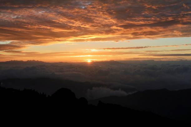 istock Morning sunrise at Hakusan 1341221550