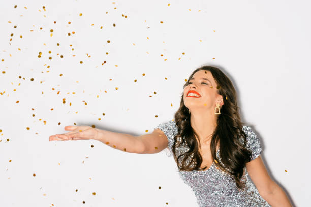 istock christmas celebration excited woman festive decor 1341225617