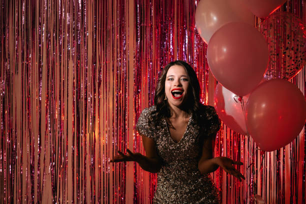 istock merry christmas surprised woman happy celebration 1341225625