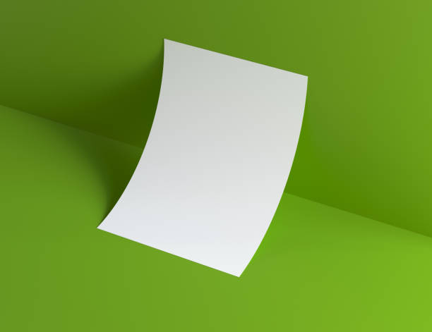istock Poster Mock-Up on green natural background 1341230977