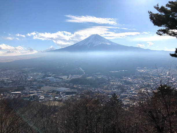 istock Mt. Fuji with Kawaguchiko city 1341231759