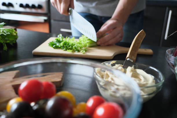 istock Making vegan sandwiches at home 1341234455