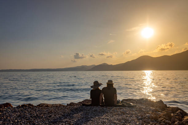 istock Romantic couple in a romantic place 1341234481