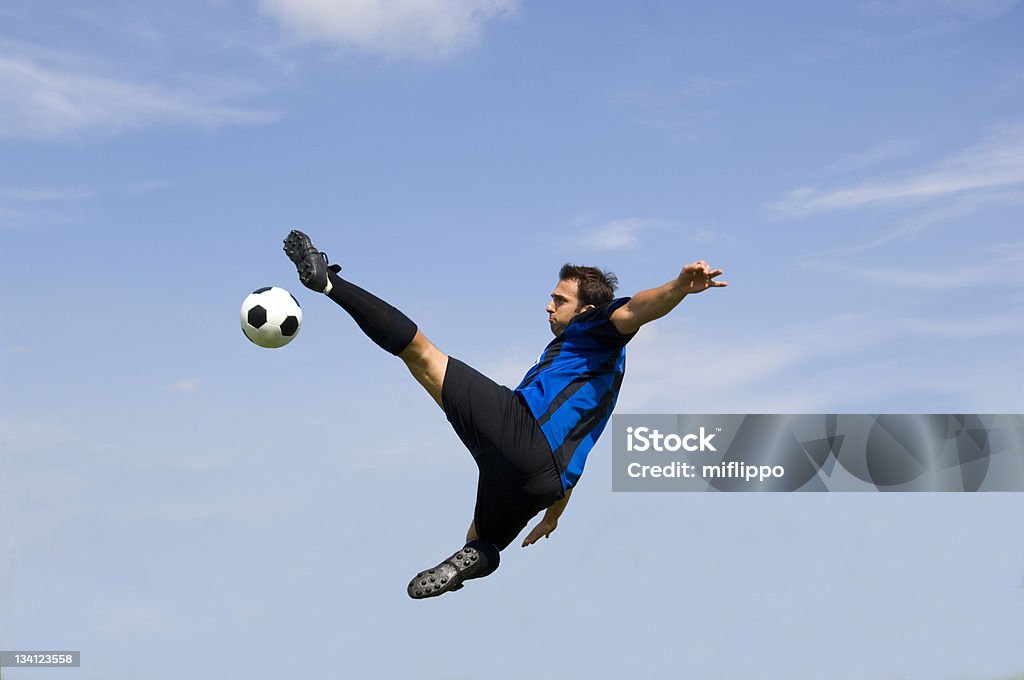 Bola de futebol-Jogador de futebol - Royalty-free Futebol Foto de stock