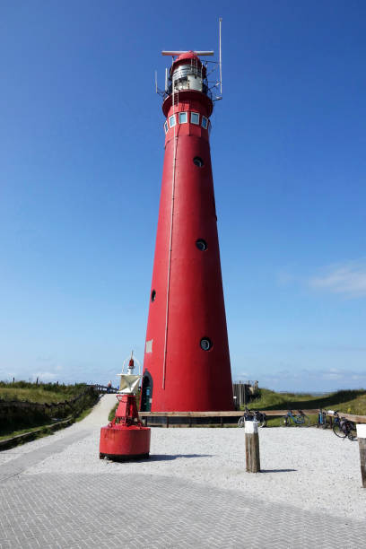 istock The red lighthouse of Schiermonnikoog 1341236747