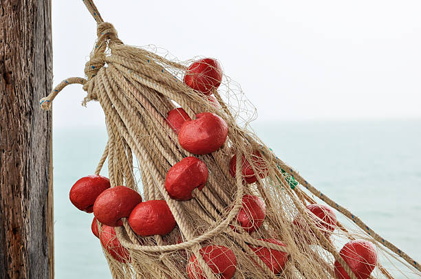 Fishing net stock photo