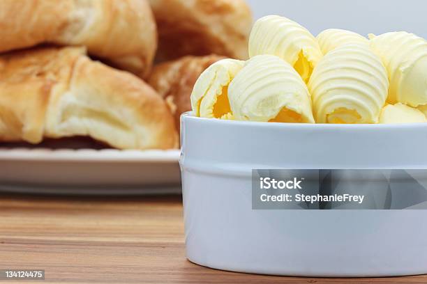 Butter Curls Stock Photo - Download Image Now - Baked Pastry Item, Bowl, Bread