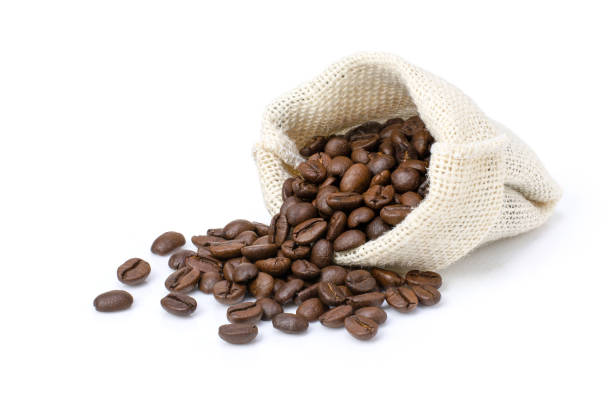 geröstete kaffeebohne - bean macro brown roasted stock-fotos und bilder