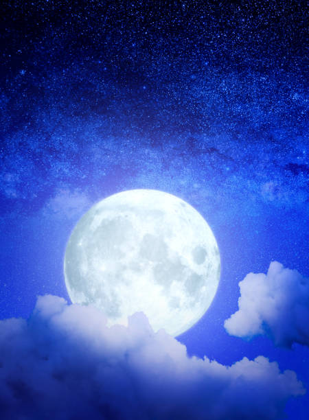 istock Conceptual full moon in dramatic night sky 1341250838