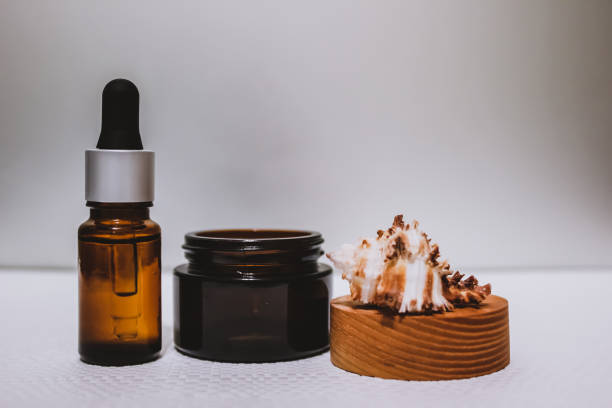 istock Cosmetic containers for creams or gels. 1341253083