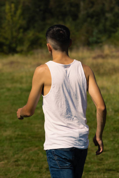 istock 18 year old in a sleeveless top 1341257713
