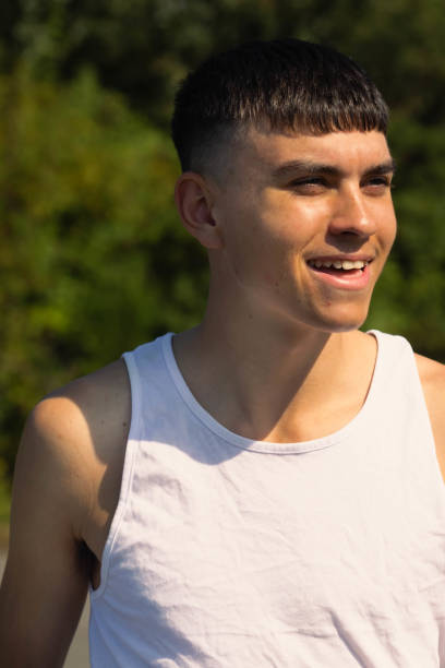 istock 18 year old in a sleeveless top 1341257791