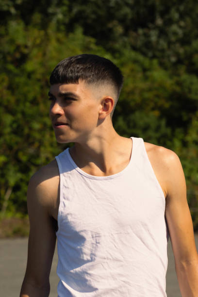 istock 18 year old in a sleeveless top 1341257882