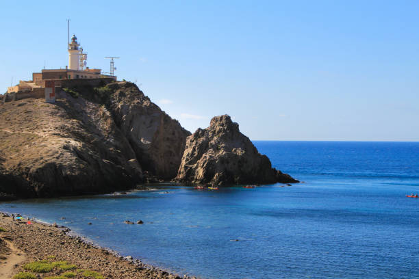 istock Corralete Beach and Cabo de Gata lighthouse 1341259137