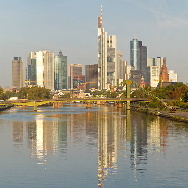 istock Frankfurt Skyline and Financial District 134126342