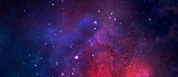 istock Vector cosmic illustration. Beautiful colorful space background. Watercolor Cosmos 1341265959