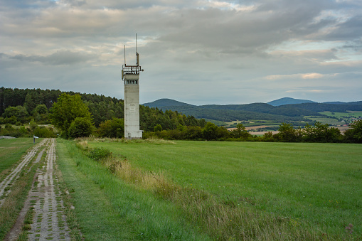 Observation Tower at the Point Alpha on the former inner German border
