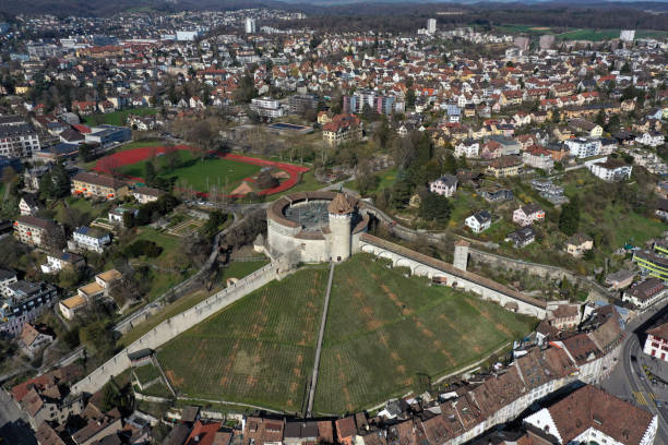 istock Schaffhausen with Munot 1341269987
