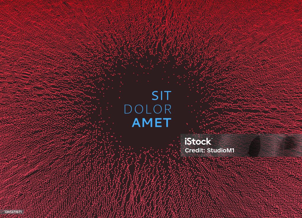 Small Particle Array Basic Small Particles Strive Out Of Center Array With Dynamic Particles ...